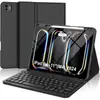 Adecuado para iPad Tablet Pro 11 pulgadas M4 Funda Protectora Teclado Bluetooth Táctil Retroiluminado Ranura para Lápiz Funda de Cuero Transfronterizo