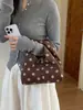 Bolso de Lona de Lunares Bolso de Hombro Doble Cara para Mujer Nuevo Estilo 2026 Bolso Tote Relajado y Amplio de Gran Capacidad para Viajes Diarios