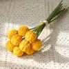 Ramo de 9 Tallos con Bolas Doradas Pequeñas de Claire Decoración para el Hogar Fotografía de Bodas Diseño de Decoración Suave Decoración del Hogar Flores Artificiales