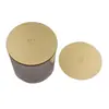 Tampa de metal para copo de aromaterapia, tampa de copo de vela, tampa de copo de aromaterapia, tampa de frasco de perfume, tampa de vela de liga de zinco, 80mm