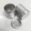 Latas redondas de aluminio de 500 ml latas de fácil apertura latas para empaque de té latas para alimentos snacks latas de almacenamiento para productos secos latas selladas