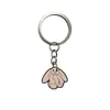 Chaveiro Criativo de Borracha Macia PVC Desenho Animado Gato de Gelatina Fofo Pingente de Bolsa Ornamento para Chave de Carro Pequeno Presente