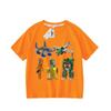 Camiseta de Hombre y Mujer Tungtungtungsahurai Guerra Biológica Stickman Algodón Transpirable Manga Corta Tops de Verano