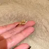 Anillo Abierto de Flor de Circonita Estilo Coreano, Anillo Minimalista de Alto Gama Versátil para Dedo Índice, Joyería de Moda Elegante Minimalista para Mujeres
