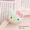 Dibujos animados diy resina accesorios accesorios degradado cabeza de gato pegamento crema hecho a mano pinza para el cabello funda para teléfono móvil hebilla para zapatos accesorios por lote