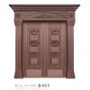 Nueva Puerta Antirrobo de Aleación de Zinc, Puerta de Bronce Antiguo, Magnífica Puerta de Villa, Puerta de Patio Doble de Casa Rural Autoconstruida