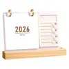 Nuevo Calendario 2026 Adorno de Escritorio Tendencia China Creativo Negocio Empresa Foto Calendario de Escritorio Edición Especial Publicitaria Personalización
