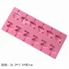 [Múltiplos opcionais] Molde de pirulito estrelado de silicone DIY bandeja de gelo de chocolate molde de bala macia molde