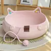 Cama para gato y rascador con bola de autoentretenimiento, apto para todas las estaciones, cama para mascotas de cuerda de algodón tejida a mano, lavable, resistente a los arañazos, envío gratis