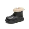 Botas de Neve Femininas Botas de Inverno com Plus Veludo 2026 Novo Estilo Botas de Neve de Algodão Calçados Infantis Sapatos Grandes de Algodão Sapatos Quentes de Inverno