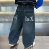 Pantalones de Niño Estilosos de Moda Ropa de Otoño Jeans de Niño 2026 Nuevos Niños Pequeños Primavera y Otoño Estilo Coreano Ropa Exterior Pantalones Largos