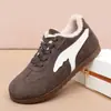 Zapatos estilo alemán de dropshipping nueva colección otoño/invierno color block retro zapatos de mujer de moda antideslizantes casuales para el día a día commuting deportivos zapatos de mujer