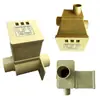 Máquina de Lavar Oasis V2ED-180 Plástico Amarelo Válvula de Drenagem Elétrica V3ED-180 Máquina de Lavar Válvula de Saída de Esgoto