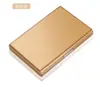 Portatarjetas de Acero Inoxidable Anti-magnético Antirrobo Nuevo Modelo Clip para Tarjetas Bancarias Cepillado Portatarjetas Metálico de Alta Calidad Portatarjetas de Negocio Portatarjetas de Identificación