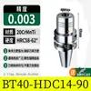 Portaherramientas Hidráulico Bt30/40 50 Hsk63A Centro de Mecanizado Hdc08 10 12 16 20 25 Pinza Hyc