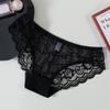 Nova cueca de renda da menina de aparência pura leve respirável sem costura cintura baixa sexy puro algodão roupas íntimas das mulheres