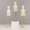 Maniquí Infantil de Medio Cuerpo para Niños Pequeños Exhibidor de Ropa para Muñecas Infantiles Estante Principal para Escaparate de Tienda de Ropa Infantil