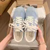 Zapatillas de Entrenamiento Retro Alemanas para Mujer 2026 Nuevo Estilo Delgado Otoño Zapatos Deportivos Blancos Forrest Gump Suela Suave Zapatos Casuales de Tabla Zapatos de Mujer