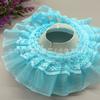 Pedidos de comercio exterior hilo coreano de doble capa de 4 cm con descuento encaje de 2 cm pliegue arrugado encaje para ropa accesorios accesorios en stock