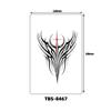 Inglês pequeno braço completo tatuagem dark wolf head letter tatuagem impermeável suor fábrica atacado carta grande imagem braço flor
