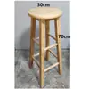 Taburete de Madera Maciza Pura Taburete Redondo Escuela Comercial Fábrica Taller Oficina Restaurante Taburete de Tronco Mesa de Comedor Hogar