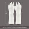 Luvas de lavagem de proteção de trabalho de tendão de carne amarela Escova de cozinha de limpeza doméstica de couro industrial feminino Látex resistente a borracha Roupas de lavagem à prova d'água