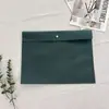 Saco Interno de Tecido Não Tecido Cor Cáqui Estilo Ins com Botão de Pressão Saco para Presente Personalizado com Logo Saco para Embalagem de Documentos à Prova de Poeira