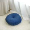 Cojín Redondo para Silla de Comedor Color Sólido Tatami Cojín de Felpa para Exterior Cojín para Silla de Ratán Banco de Estudiante Cojín para Glúteos para Comercio Exterior