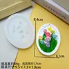 Molde Colgante de Flor de Margarita DIY Velas Hechas a Mano Aromaterapia Yeso Lirio del Valle Mariposa Colgante Orquídea Molde de Silicona