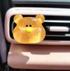 Carro Air Outlet Clip Creative Cartoon Car Interior Ornaments Estúpido Urso bonito desenhos animados Trendy Play Menina Coração Decoração do carro