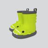 Botas de lluvia con diseño de tiburón de dibujos animados para niños y niñas, antideslizantes, impermeables, nuevas y bonitas, 2024