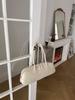 Bolso Baguette Vintage Bolso de Mano de Alta Gama Diseño Nicho de Corea del Sur Bolso de Hombro Sobaco Bolso de Cuero Genuino para Mujer Bolso de Mano