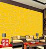 Papel tapiz con patrón de nubes auspiciosas doradas tridimensionales, mural de templo budista, revestimiento de pared de estudio de dormitorio de hotel clásico, casa de té