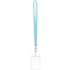 Cordão de poliéster com fivela de oito caracteres, cordão para crachá de certificado, cordão para crachá de certificado de PVC de doze cores