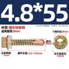 GB más tornillo de cola de taladro hexagonal externo galvanizado duro tornillo de cola de milano para teja de acero de color autoperforante autorroscante M4.8M5.5M6.3