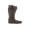 Nova wish Casual Calçado Lateral Salto Baixo Botas Médias Femininas Tamanho Grande 40-48 Botas de Comércio Exterior Botas Altas