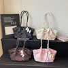 Bolsa Grande de Estilo Coreano Transfronteiriça para Mulheres 2026 Nova Coleção de Primavera Bolsa de Ombro Único Sob o Braço Bolsa Tote Casual para Roupas de Trabalho