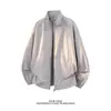 Ropa de Protección Solar Transpirable de Malla de Seda de Hielo con Cuello Alto para Hombres, Chaqueta Exterior Delgada de Protección UV para Pesca de Verano