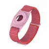 Adequado para Pulseira de Relógio Infantil Apple Airtag, Pulseira de Pulso de Velcro com Laço de Nylon, Capa Protetora para Apple Airtag