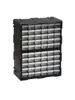 Caja de Piezas Tipo Cajón con Compartimentos para Bloques de Construcción, Componentes Electrónicos, Gabinete Organizador de Tornillos, Caja de Almacenamiento de Herramientas de Ferretería