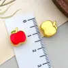 Estilo Chinês Dourado Fosco Gotejamento de Óleo Caractere de Paz e Felicidade Dinheiro e Boa Sorte Beads com Furo Grande Pulseira de Miçangas DIY Miçangas Espaçadoras Acessórios para Joias