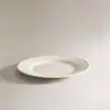 Plato de Cerámica Blanco con Encaje Retro Plato para Postre Plato para Comida Occidental Plato Popular Francés para Desayuno Plato para Pastel de Frutas