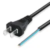 Cabo de alimentação elétrica padrão nacional de cobre puro, dois fios de plugue, cabo de alimentação de dois núcleos com dois plugues 2*0,5 mm², com plugue sem isolamento