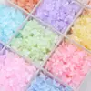 2024 Nova Borboleta Vidro Furo Reto DIY Artesanal Contas Material Pulseira Colar Brincos DIY Joias Acessórios Atacado
