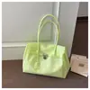 Bolso tote color gelatina, bolso de hombro de alta gama, moda primavera/verano 2026, bolso grande de gran capacidad para el hombro para ir al trabajo