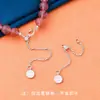 Cadena de Cola de Plata de Ley S925 Accesorios de Joyería Cadena de Extensión Telescópica Pulsera DIY Collar Cadena de Extensión Ajustable Deslizante