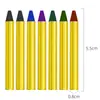 Set de Lápices de Colores para Rostro de 12 Colores Pluma Lavable Soluble en Agua para Pintura Facial Tatuaje Graffiti Maquillaje de Rostro DIY Halloween Lápiz