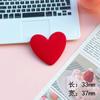 DIY acrílico esmerilado amor hecho a mano accesorios de joyería horquilla accesorios para el cabello carcasa para teléfono móvil corazón fábrica al por mayor