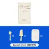 Faca e garfo de bolo descartáveis, conjunto de pratos de papel retangulares, plástico de grau alimentício, material espessado, louça de aniversário da moda
