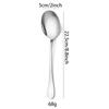 Amazon Cuchara de Servir de Acero Inoxidable Fuga 1010 Cucharón para Sopa Pinza para Alimentos Cuchara de Servir de Hotel Tenedor Vajilla Pública para Banquetes
